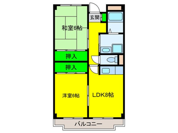 ロイヤルシティー　岸和田の物件間取画像